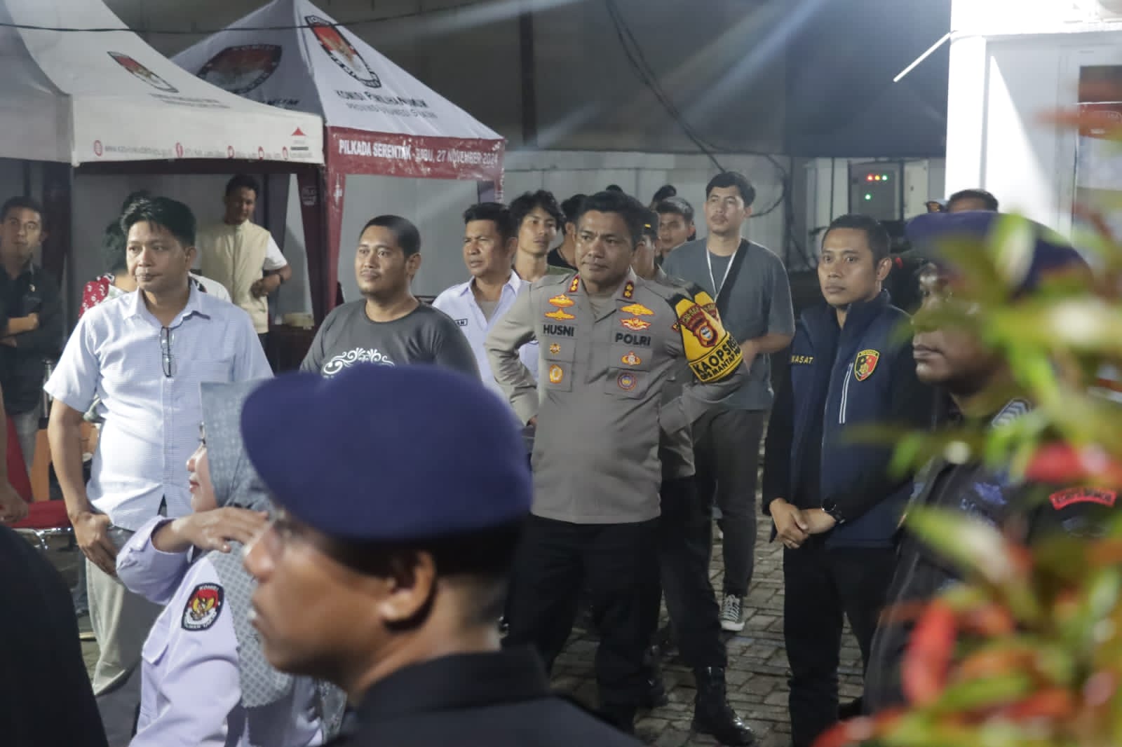 Kapolres Luwu Utara Saat Pengamanan Pendaftaran Bakal Calon Kepala Daerah