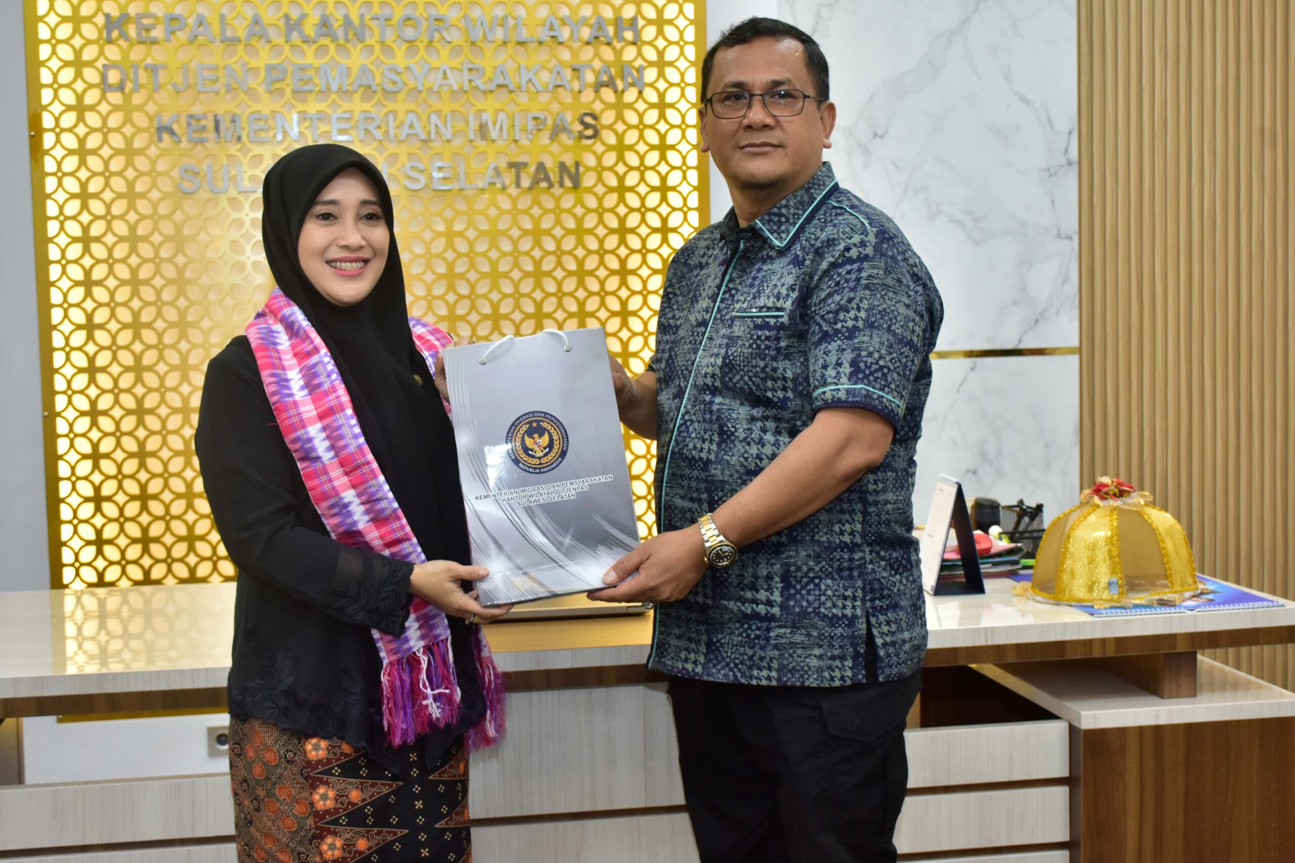 Bertemu Hj Meity, Kakanwil Ditjenpas Sulsel Bahas Over Kapasitas dan Anggaran Pemasyarakatan