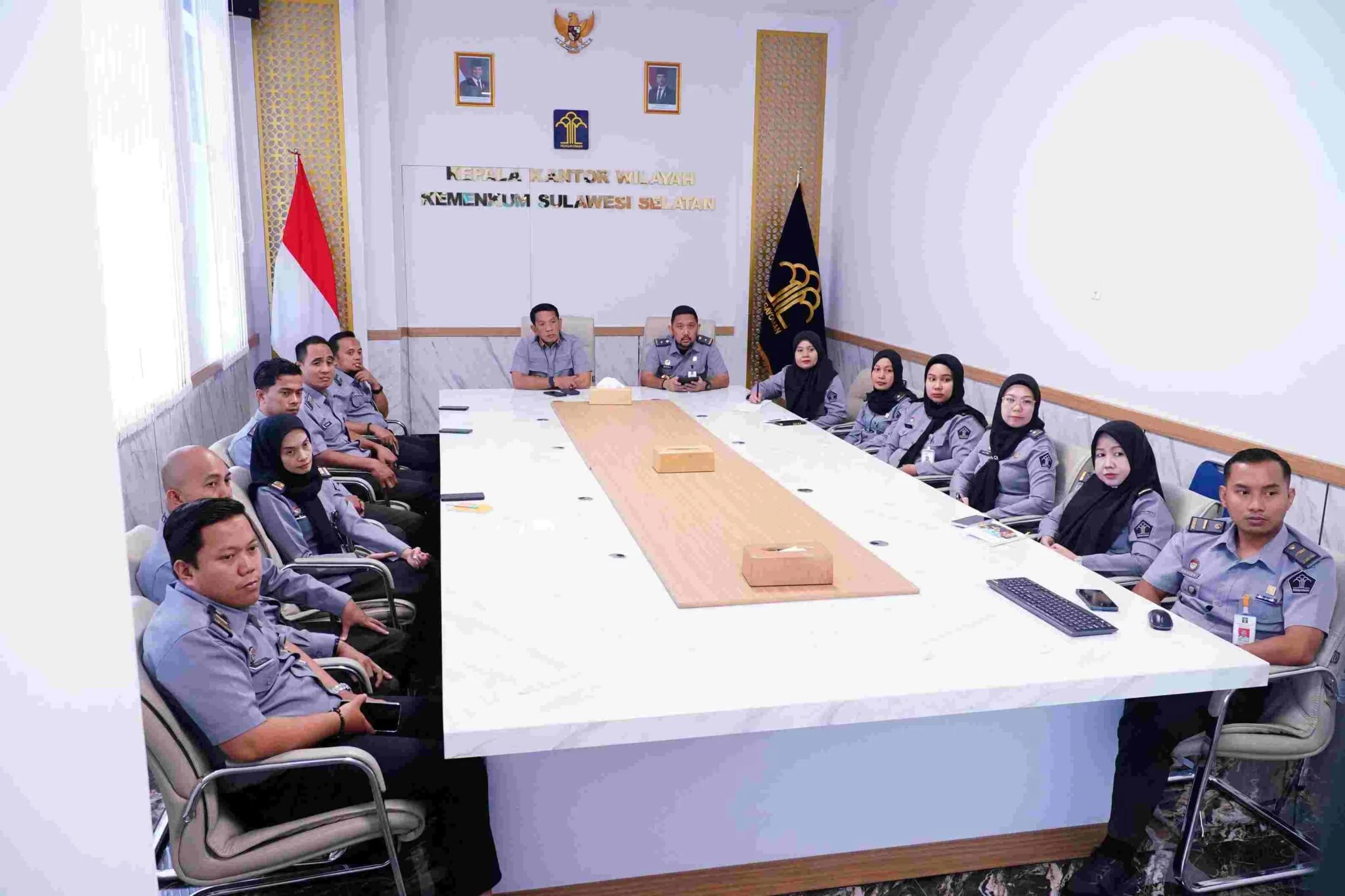 Kanwil Kemenkum Sulsel Terapkan Pola Kerja Fleksibel untuk Dukung Efisiensi