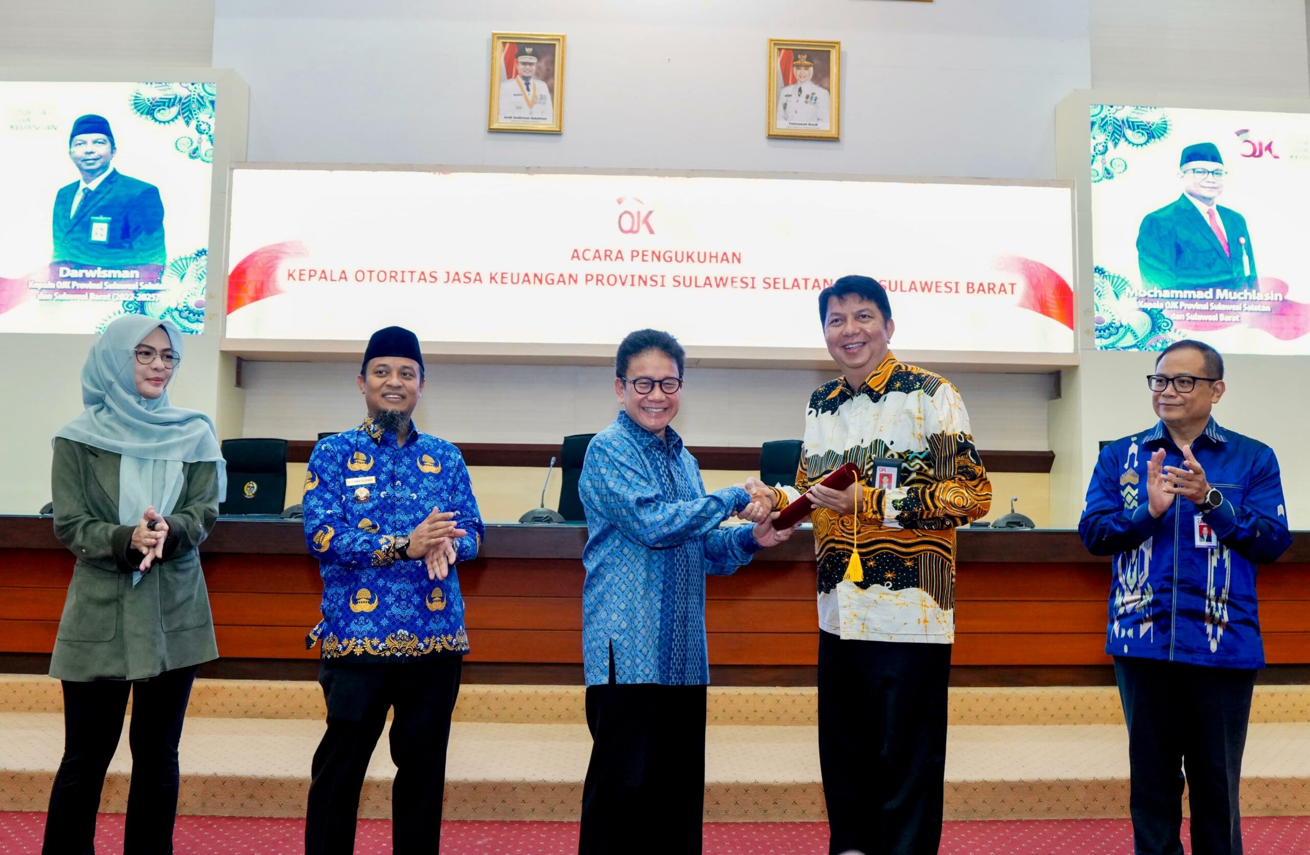 Moch Muchlasin Resmi Gantikan Darwisman Sebagai Kepala OJK Sulselbar
