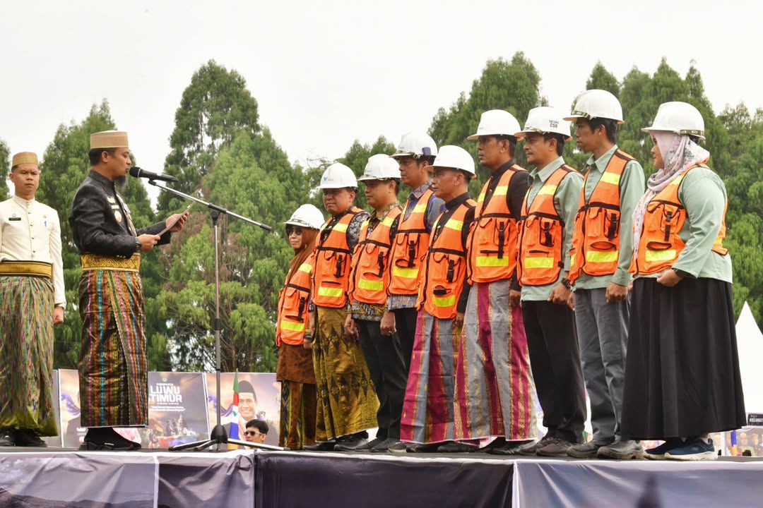 HUT Luwu Timur ke-22, Gubernur Andi Sudirman Umumkan Proyek Strategis Matano Belt Road