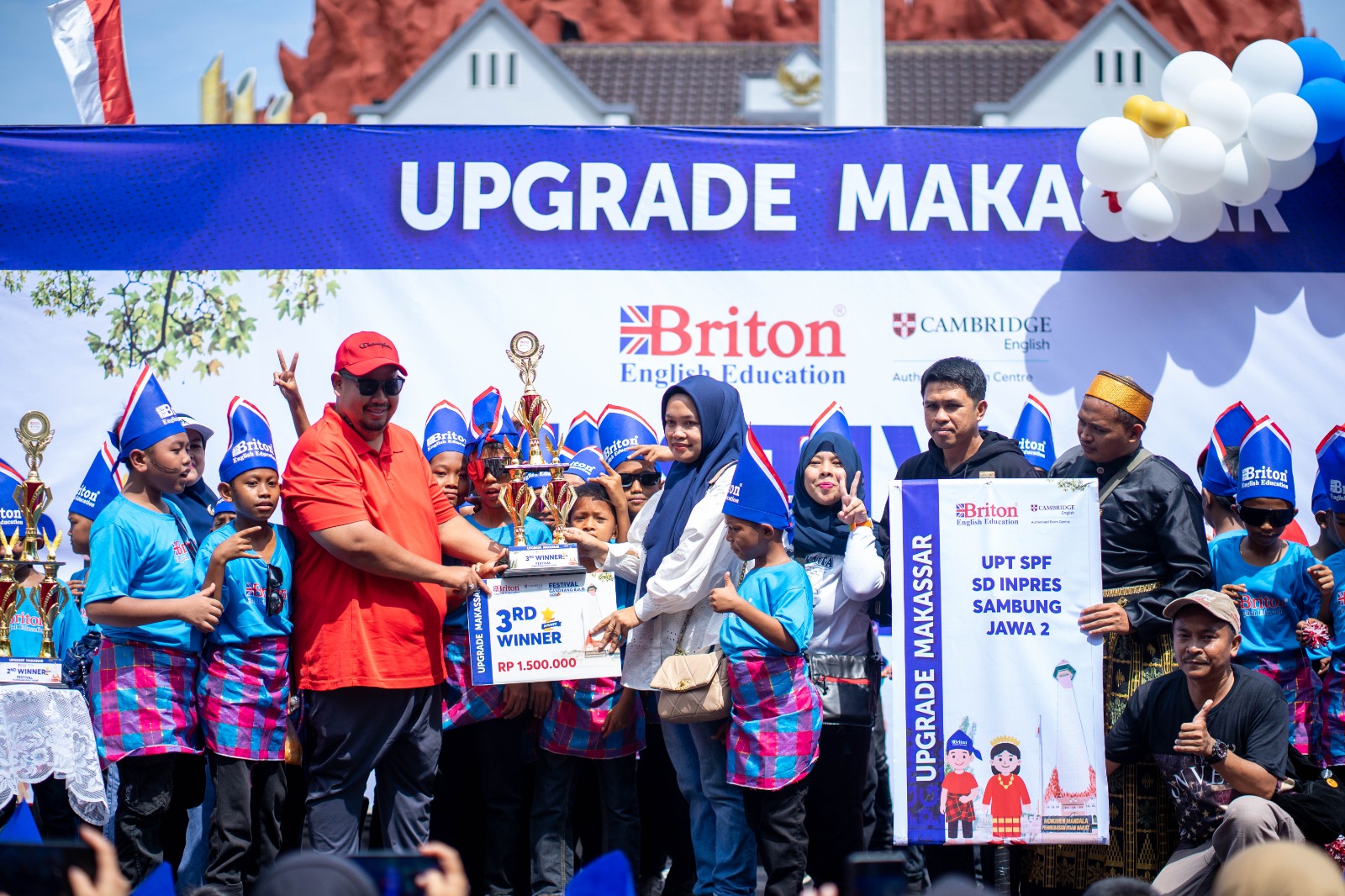 Briton English Education Sukses Gelar Festival Gandrang Bulo 2025