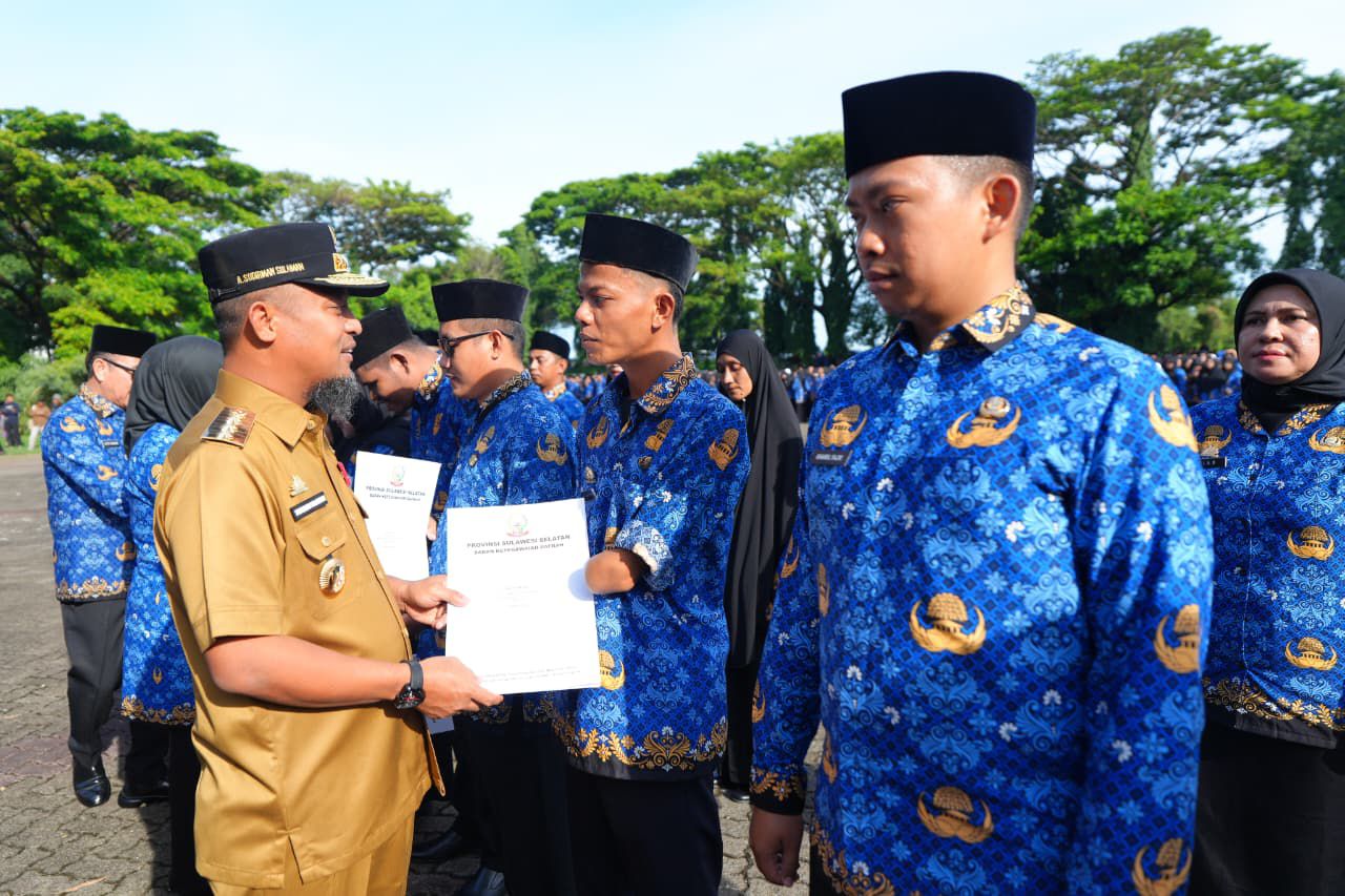 Gubernur Andi Sudirman Lantik 4.047 PPPK Tahap 2 dan Paruh Waktu Pemprov Sulsel